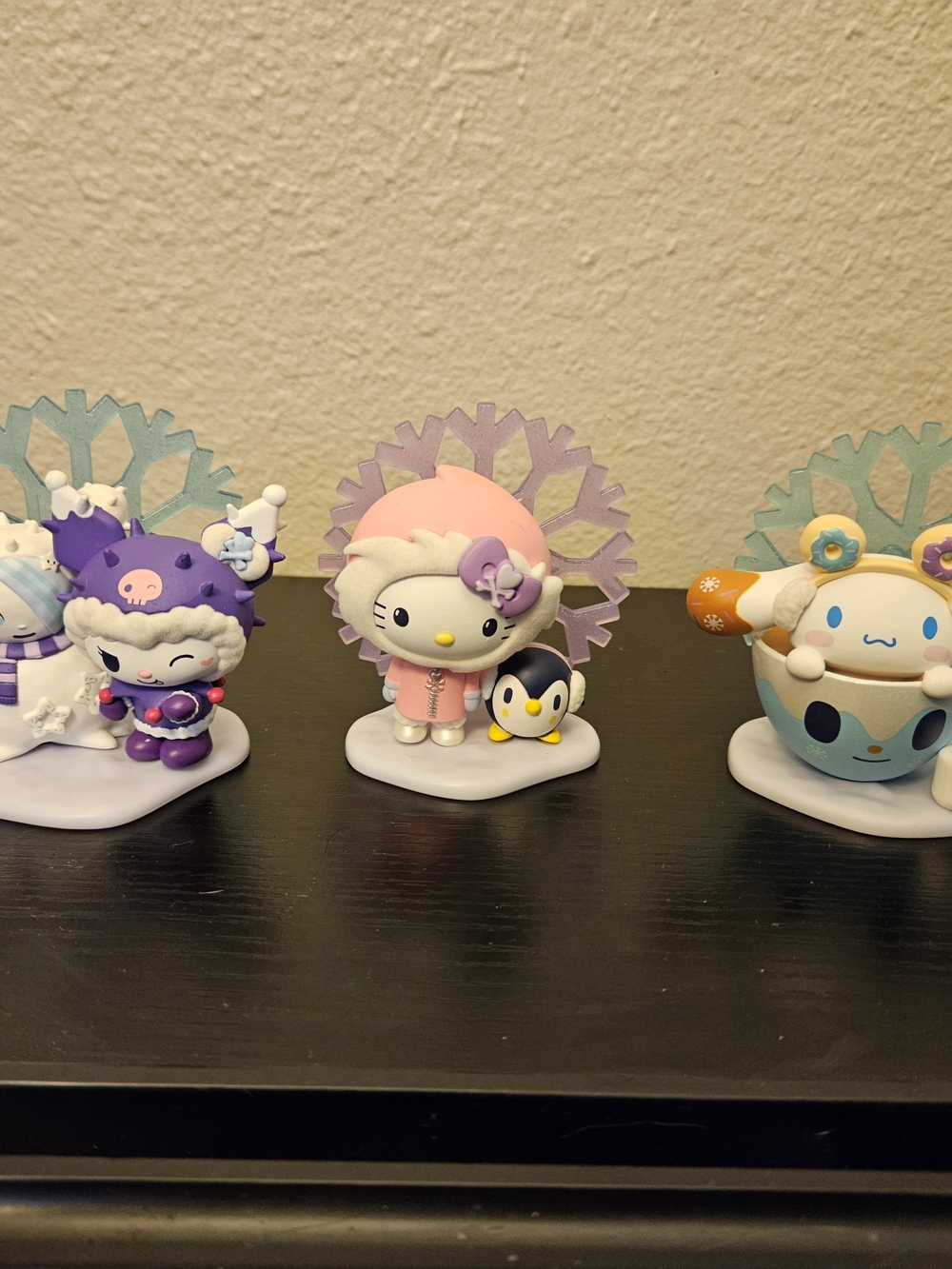 Sanrio Tokidoki Snow Day Figures - Kuromi, Hello Kitty, Cinnamoroll